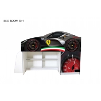 Кровать-чердак машинка Ferrari, Viorina-Deko